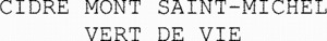 CIDRE MONT SAINT-MICHEL VERT DE VIE_logo