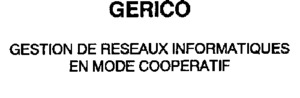 GERICO GESTION DE RESEAUX INFORMATIQUES EN MODE COOPERATIF_logo