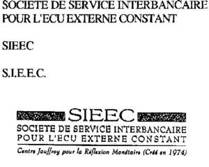 SOCIETE DE SERVICE INTERBANCAIRE POUR L'ECU EXTERNE CONSTANT SIEEC_logo