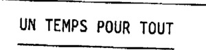 UN TEMPS POUR TOUT_logo