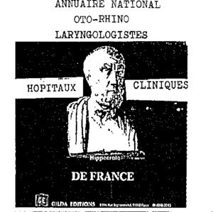 ANNUAIRE NATIONAL OTO-RHINO LARYNGOLOGISTES HOPITAUX CLINIQUES HIPPOCRATO DE FRANCE GE GILDA EDITIONS_logo