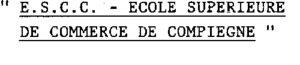 " E.S.C.C. - ECOLE SUPERIEURE DE COMMERCE DE COMPIEGNE "_logo