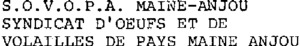 S.O.V.O.P.A. MAINE-ANJOU SYNDICAT D'OEUFS ET DE VOLAILLES DE PAYS MAINE ANJOU_logo