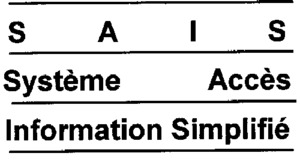 S A I S SYSTEME ACCES INFORMATION SIMPLIFIE_logo