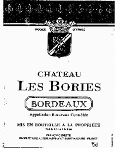 CHATEAU LES BORIES_logo