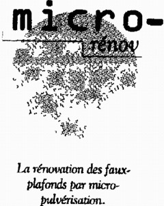 MICRO- RENOV LA RENOVATION DES FAUX-PLAFONDS PAR MICRO-PULVERISATION._logo