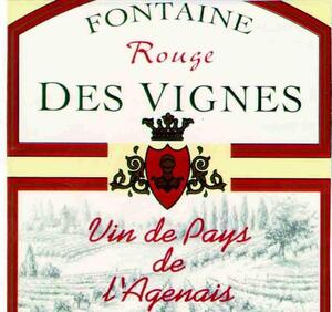 FONTAINE ROUGE DES VIGNES VIN DE PAYS DE L'AGENAIS_logo