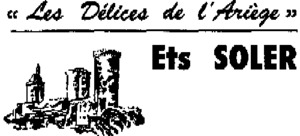 "LES DELICES DE L'ARIEGE" ETS SOLER_logo