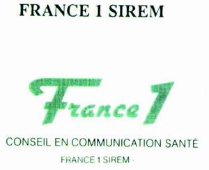 FRANCE 1 SIREM CONSEIL EN COMMUNICATION SANTE_logo
