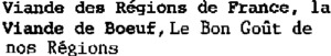 VIANDE DES REGIONS DE FRANCE,LA VIANDE DE BOEUF, LE BON GOUT DE NOS REGIONS_logo