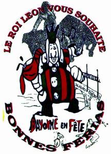 LE ROI LEON VOUS SOUHAITE BONNES FERIAS BAYONNE EN FETE_logo