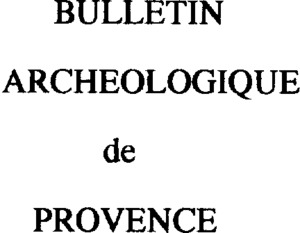 BULLETIN ARCHEOLOGIQUE de PROVENCE_logo