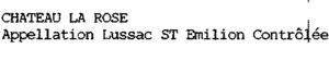 CHATEAU LA ROSE_logo