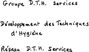 Groupe D.T.H. Services Développement des Techniques d'Hygiène Réseau D.T.H. Services_logo