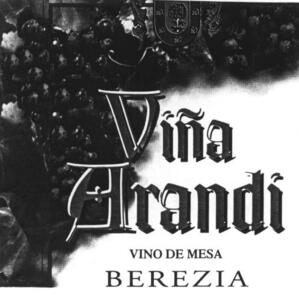 VINA ARANDI VINO DE MESA BEREZIA_logo