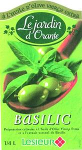 A L'HUILE D'OLIVE VIERGE EXTRA LE JARDIN D'ORANTE BASILIC LESIEUR_logo